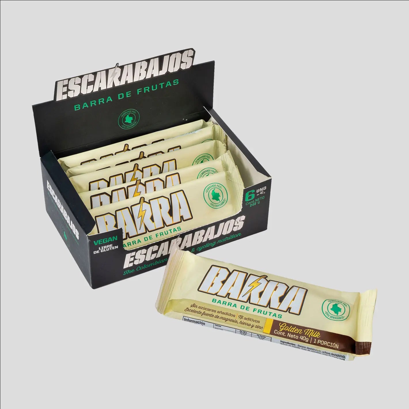 Barra De Frutas Golden Milk 40gr