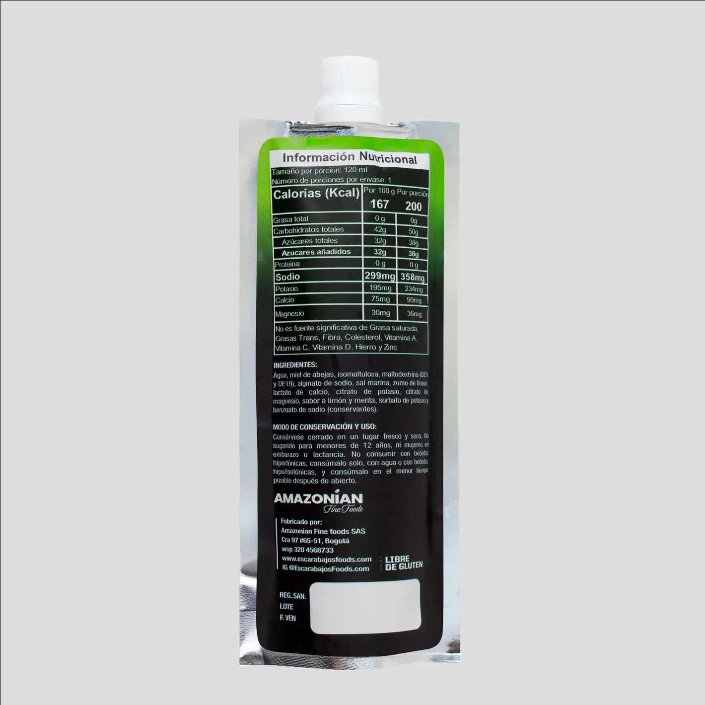 Geles A Base De Miel De Abejas - Bee Boost - Limón + Electrolitos CHO 120g