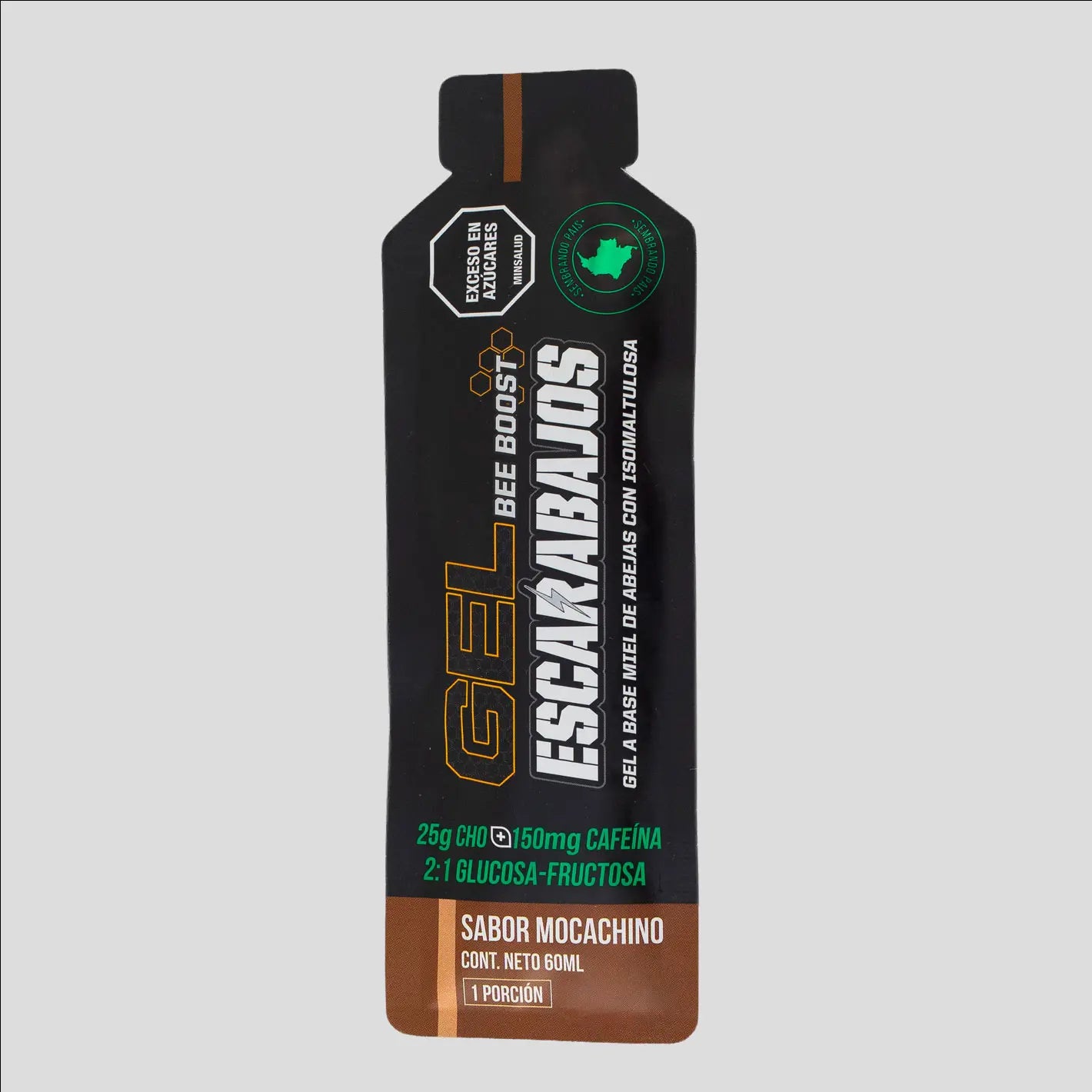 Gel Deportivo Bee Boost Mocachino + Cafeína 150mg | 60g