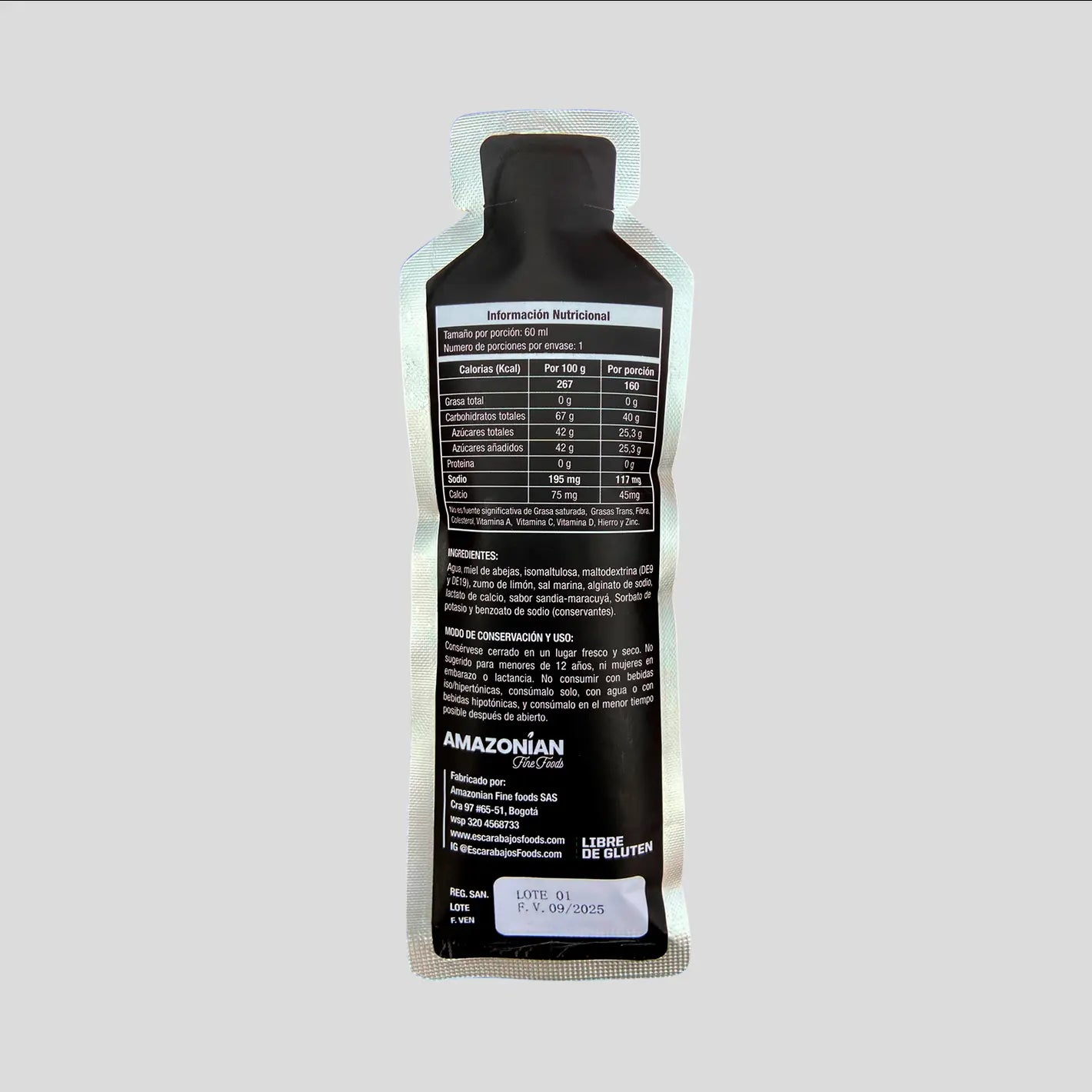 Geles A Base De Miel De Abejas - Bee Boost - Sandia 25g CHO