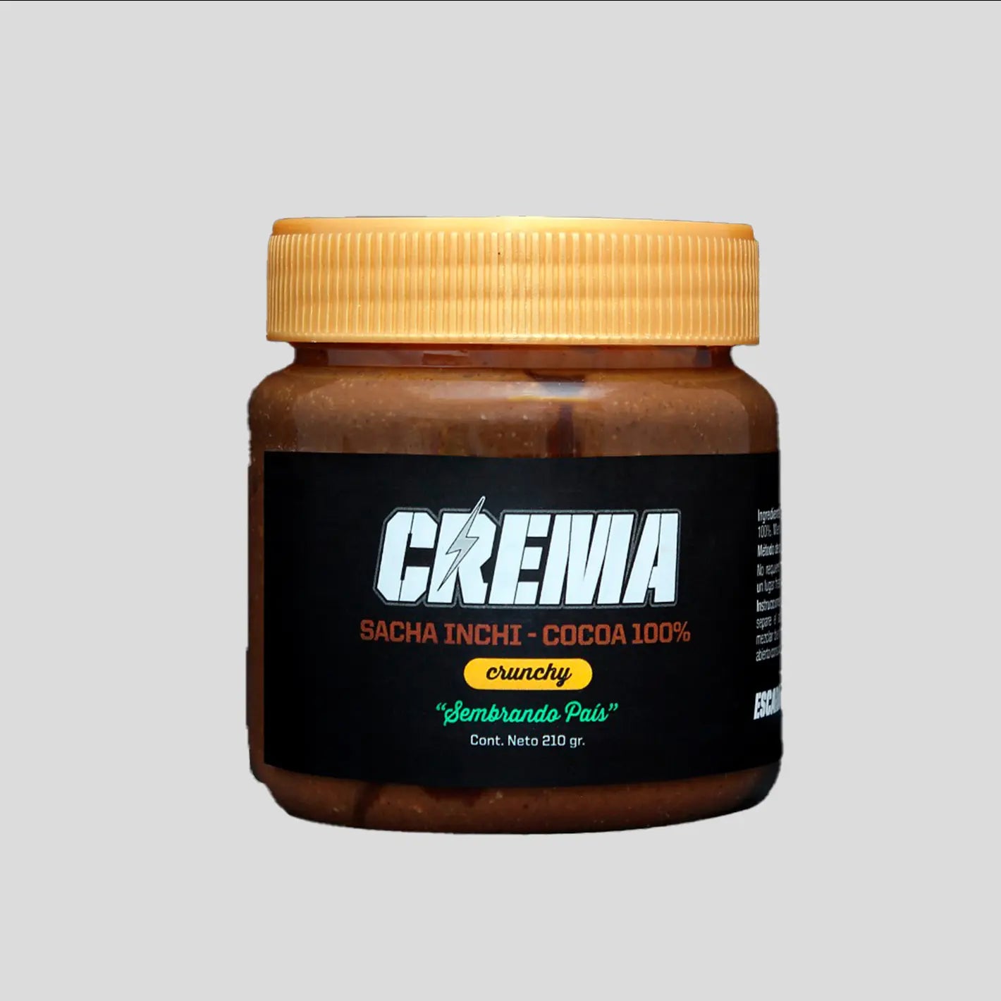 Crema Escarabajo Sacha Inchi – Cocoa 210g