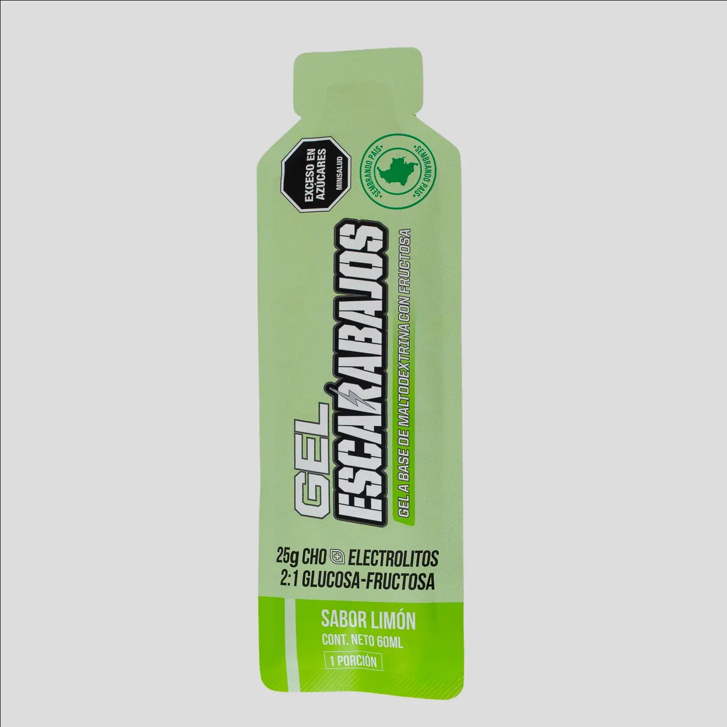 Gel Deportivo Maltodextrina Limón + Electrolitos 60g | 25g CHO