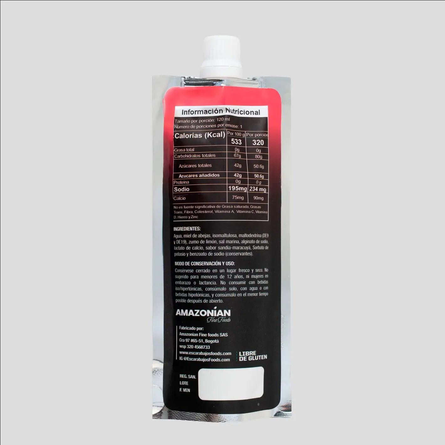 Geles A Base De Miel De Abejas - Bee Boost - Sandia 120g