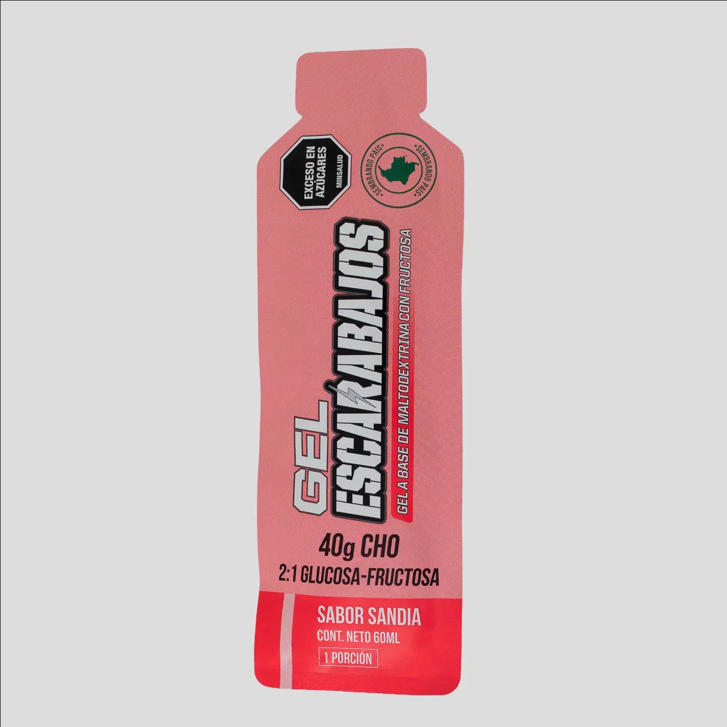 Gel Deportivo Maltodextrina Sandía 60g | 40g CHO Alta Carga