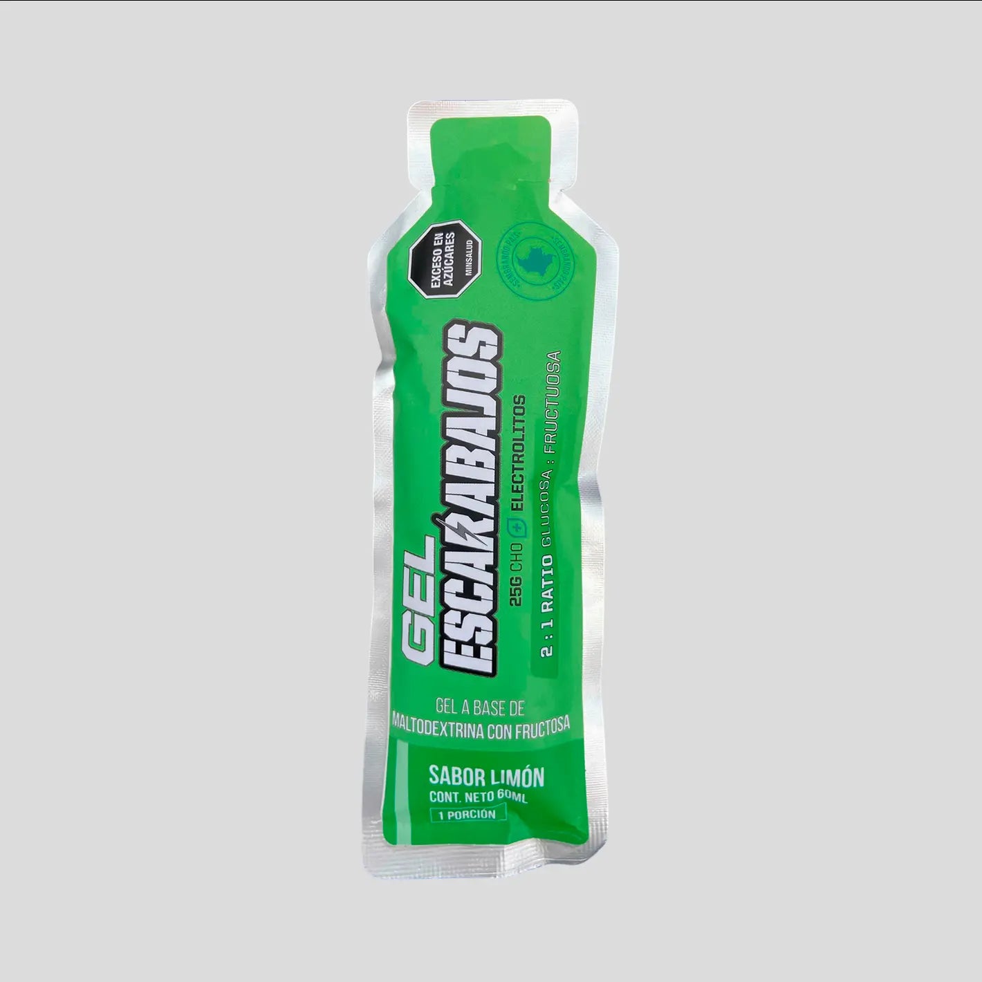 Gel a base de maltodextrina con fructosa y electrolitos sabor limón 25g CHO